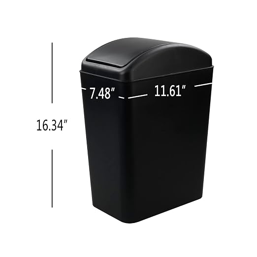 4.2 Gallon Plastic Trash Can - Image 2