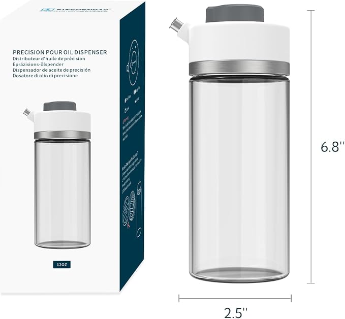 KITCHENDAO Precision Pour Glass Oil Dispenser - Image 8