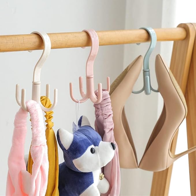 2Pcs Rotating Belt Hanger 360 Degrees Rotatable Organizer - Image 4