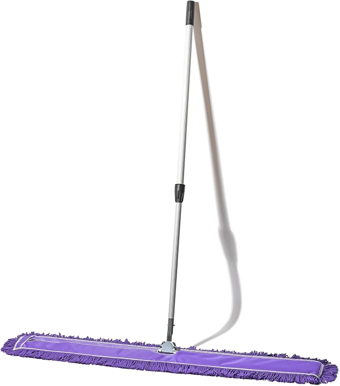 48 Inch Purple Commercial Dust Mop & Floor Sweeper - Image 8