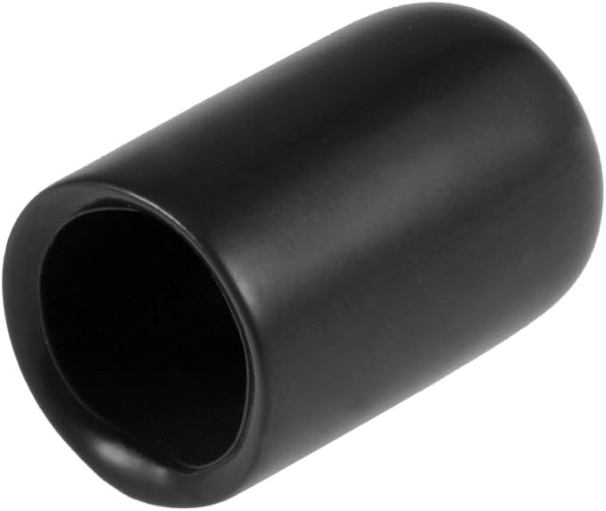 uxcell 20pcs Rubber End Caps 10mm ID Vinyl Round Tube Bolt Cap Cover Thread by uxcell