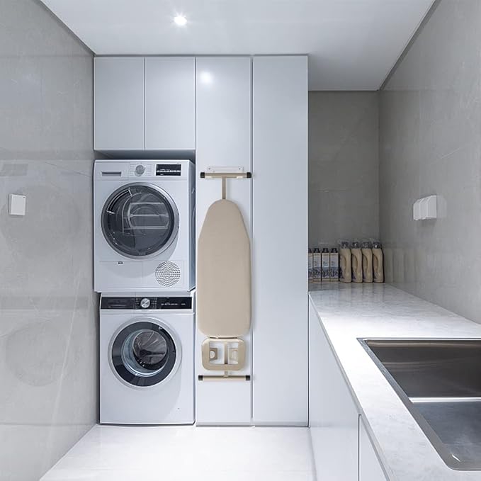 Ironing Board Hanger Wall Mount Ironing Board Holder Organizer Wall Rack - Image 5