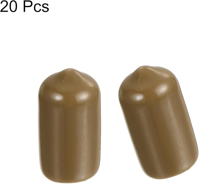 uxcell 20pcs Rubber End Caps 10.5mm ID Vinyl PVC Round Tube Bolt Cap Cover - Image 2