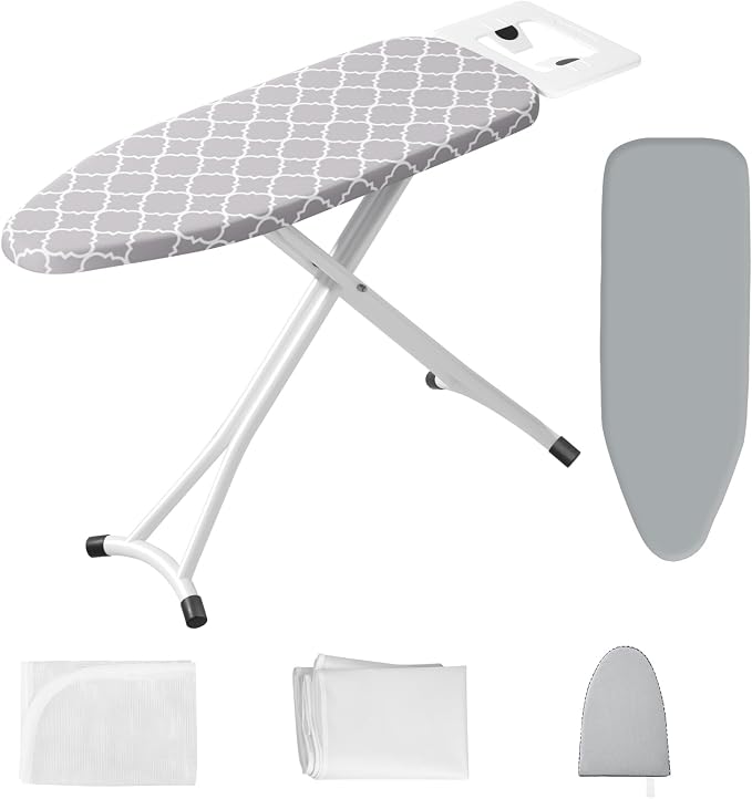 Ironing Board, Foldable Ironing Board Adjustable Height Compact Iron Board by Unknown