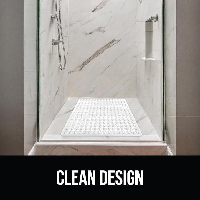 GORILLA GRIP Patented Square Shower Stall Mat, Small Bathtub Floor Mats - Image 8