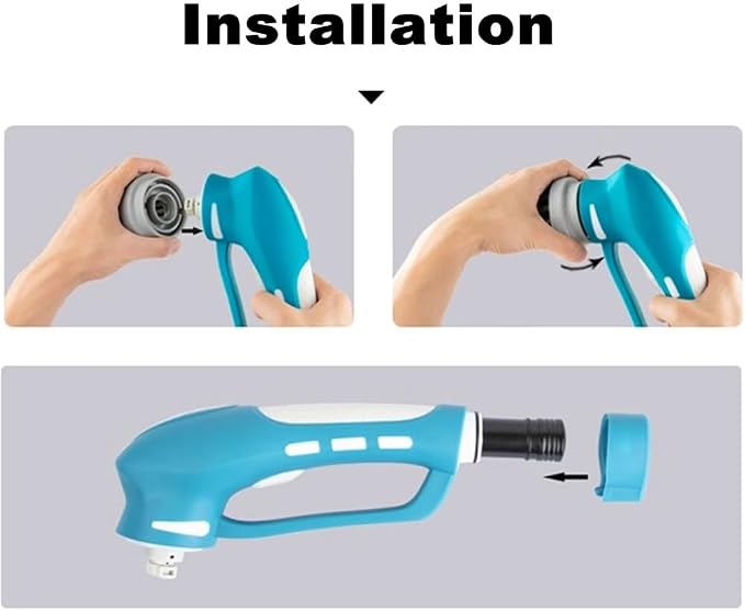 Electric Scrubber Power Cordless, Portable 360 Handheld Washing Cleaning Machine - Image 7