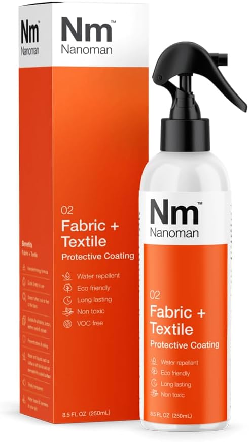 NANOMAN Fabric Waterproof Spray – Protects Shoes, Leather & More. Eco-Friendly by Nanoman