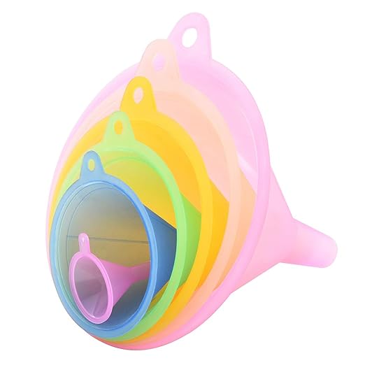 Delove All Purpose Plastic Funnel Set of 6 by Delove
