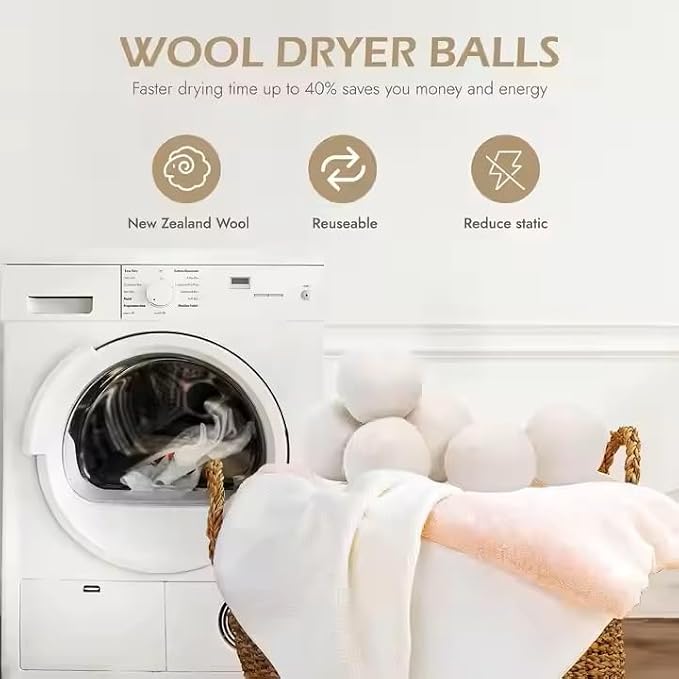Organic Wool Dryer Balls: Eco-Friendly & Chemical-Free | Our Anti-Entanglement - Image 8