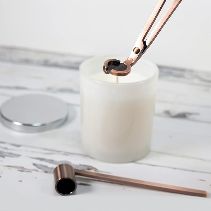 Candle Wick Trimmer and Candle Snuffer Accessory Set – Pick Your Color - Image 3