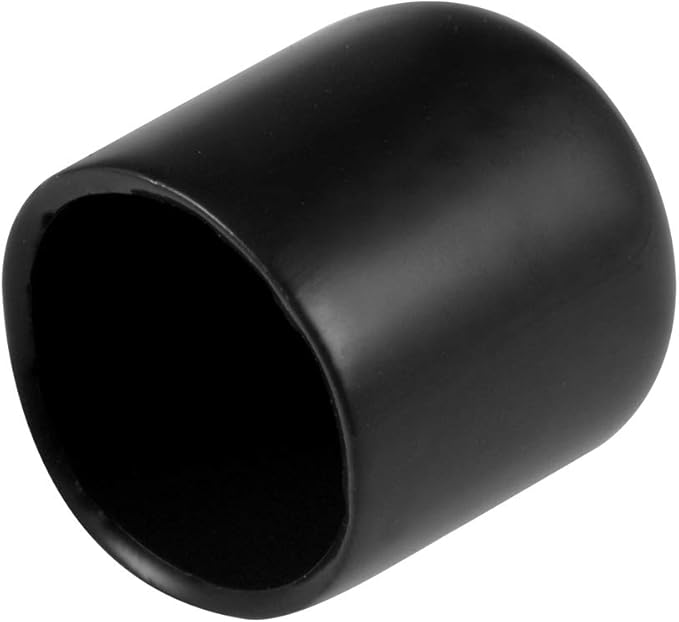 uxcell 20pcs Rubber End Caps 15mm ID Vinyl Round Tube Bolt Cap Cover Thread by uxcell