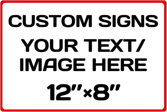 Personalized Aluminum Weatherproof Metal Sign by Repaly