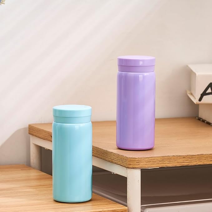 Mini Thermos Cute Water Bottle - 7 oz Tiny Insulated Vacuum 18/10 Stainless - Image 6