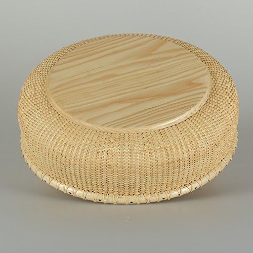 Open Round Nantucket Basket Fruit Basket Desktop Organizer Bread Basket stave...