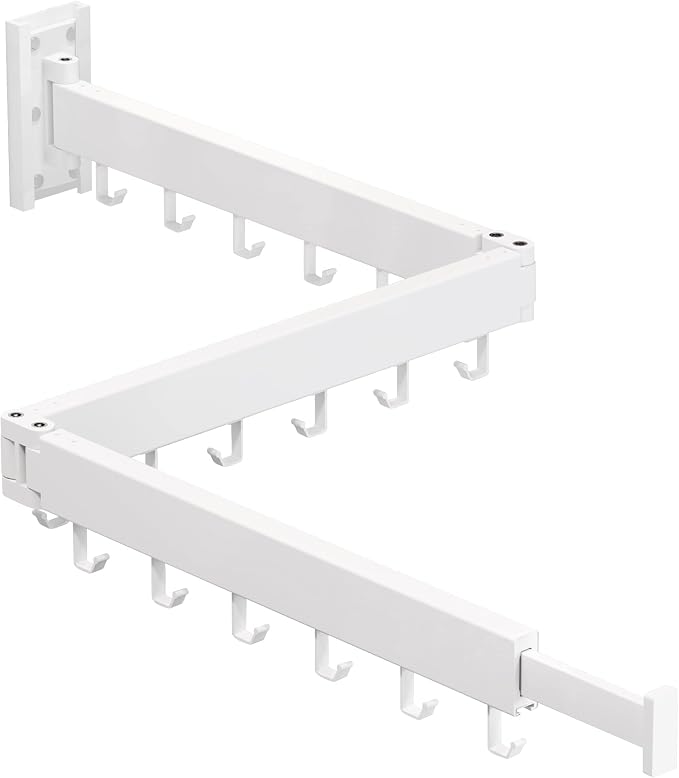 Clothes Drying Rack Wall Mounted, Drying Rack Clothing, Laundry Drying Rack by BOQORAD