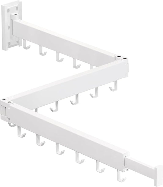 Clothes Drying Rack Wall Mounted, Drying Rack Clothing, Laundry Drying Rack by BOQORAD