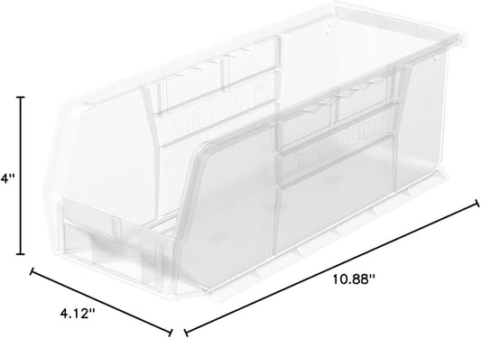 Akro-Mils 30224 AkroBins Plastic Storage Bins, Space-Saving Stackable Bins - Image 2