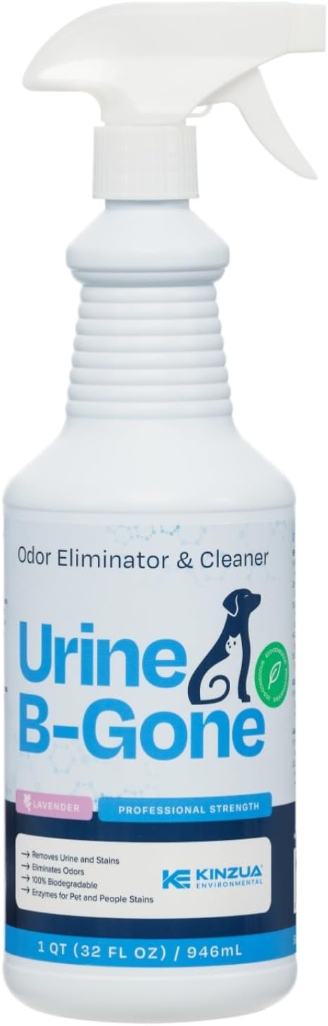 KINZUA ENVIRONMENTAL Urine B-Gone, Professional Enzyme Odor Eliminator & Pet by KinzuaEnvironmental