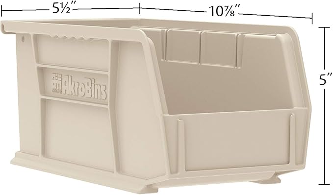Akro-Mils 30230 AkroBins Plastic Storage Bins, Space-Saving Stackable Bins - Image 3