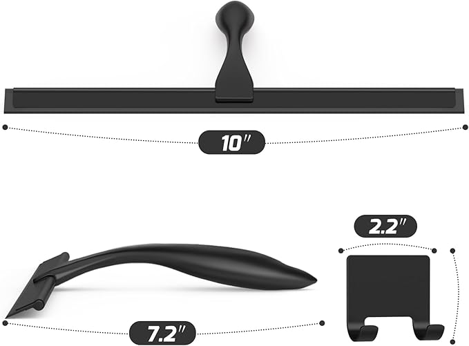 All-Purpose Stainless Steel Shower Squeegee - Image 2