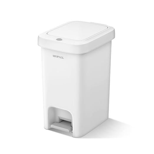 MOPALL Small Bathroom Trash Can by MOPALL