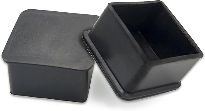 Flyshop Heavy Duty Non-Slip Rubber Leg Tips Floor Protectors Square Chair Leg - Image 6