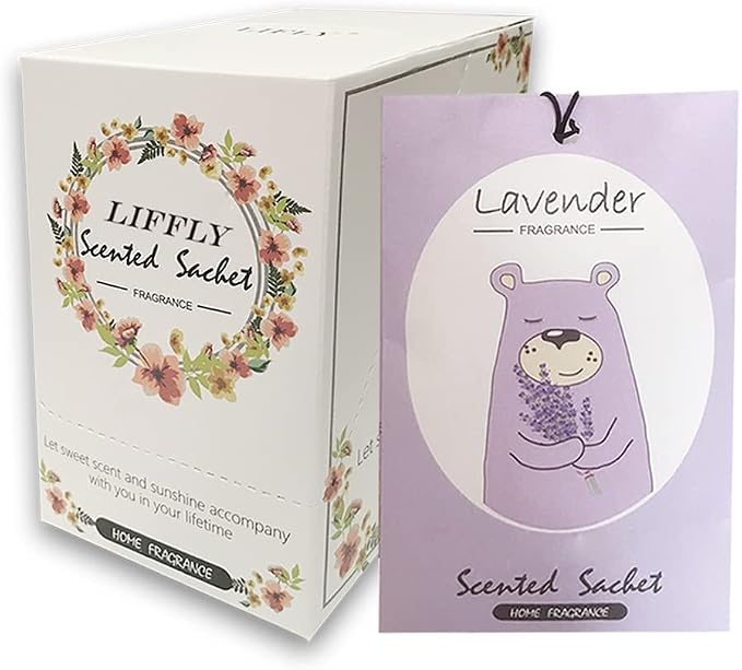 14 Packs Lavender Scented Sachets Bag by LIFFLY