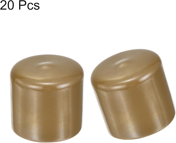 uxcell 20pcs Rubber End Caps 44mm ID Vinyl PVC Round Tube Bolt Cap Cover Screw - Image 2