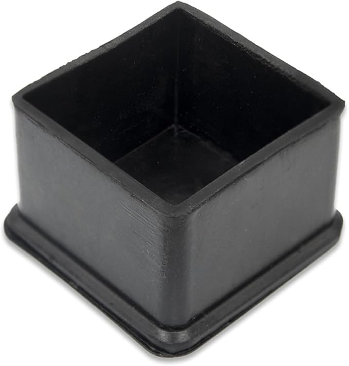 Flyshop Non-Slip Thick Rubber Leg Tips Floor Protectors Square Chair Leg Caps - Image 3