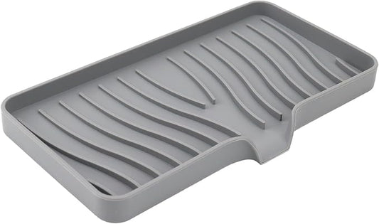 YASMEN Silicone Bathroom Soap Dishes, Sink Sponge Holder by YASMEN