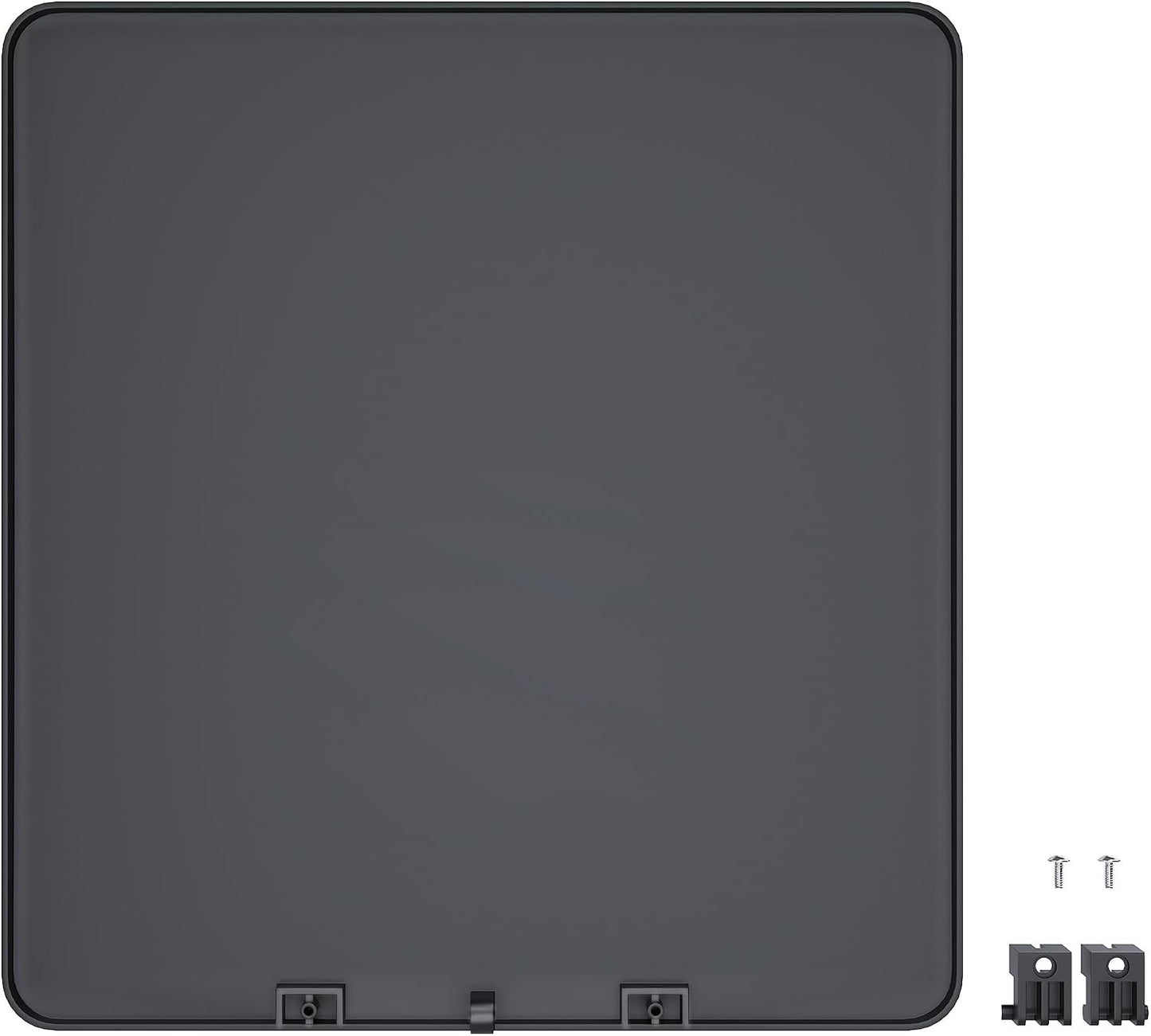 SONGMICS Replacement Trash Can Lid, Compatible with 2 x 8-Gallon Trash Can, Black ULTB001B01