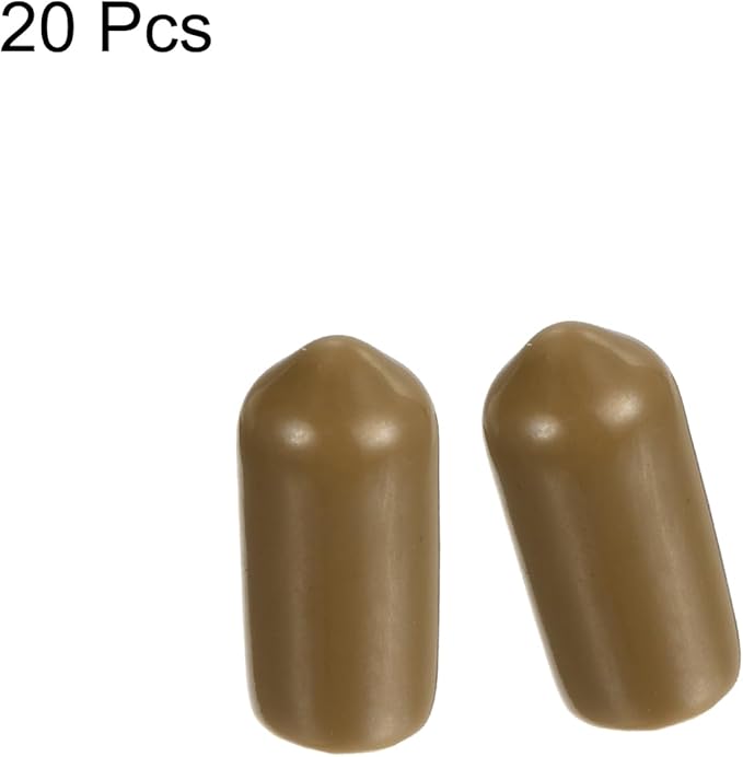 uxcell 20pcs Rubber End Caps 6.5mm ID Vinyl PVC Round Tube Bolt Cap Cover Screw - Image 2