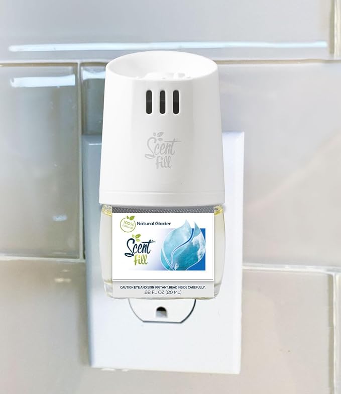 Scent Fill 100% Natural Glacier Plug in Air Freshener, Scented Oil Refills - Image 2