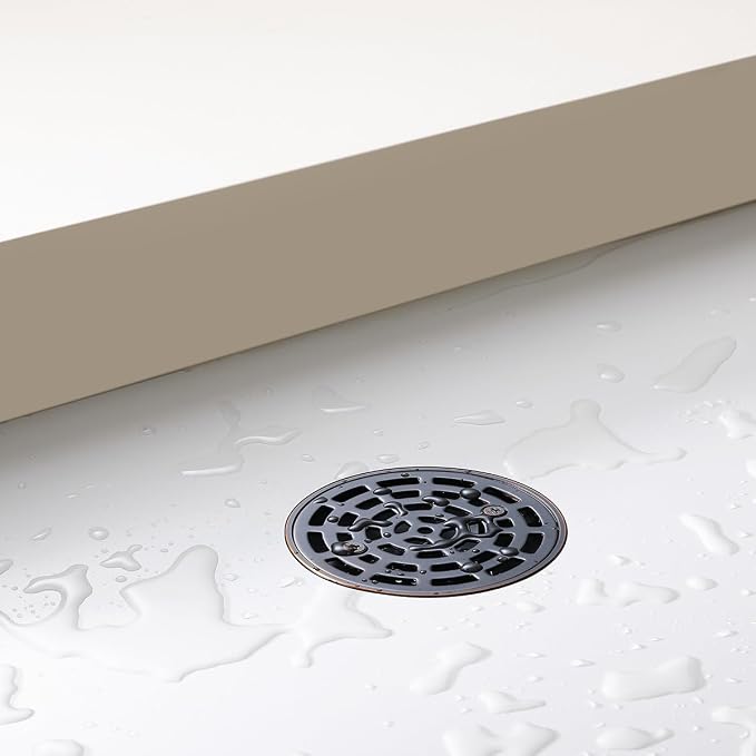 RANDOM Round Shower Drain SUS304 Stainless Steel Oil Rubbed Bronze Shower Drain - Image 6