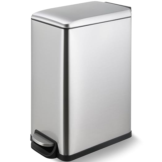 Arlopu 13.2 Gal Slim Kitchen Trash Can by Arlopu