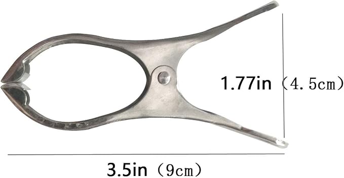Metal ClothesPins, Row Cover Clips 20 Pack 3.5 Inch Stainless Steel Pool Towel - Image 2