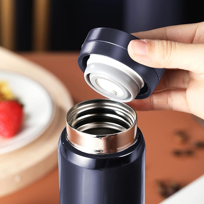 Mini Thermos Cute Water Bottle - 7 oz Tiny Insulated Vacuum 18/10 Stainless - Image 4