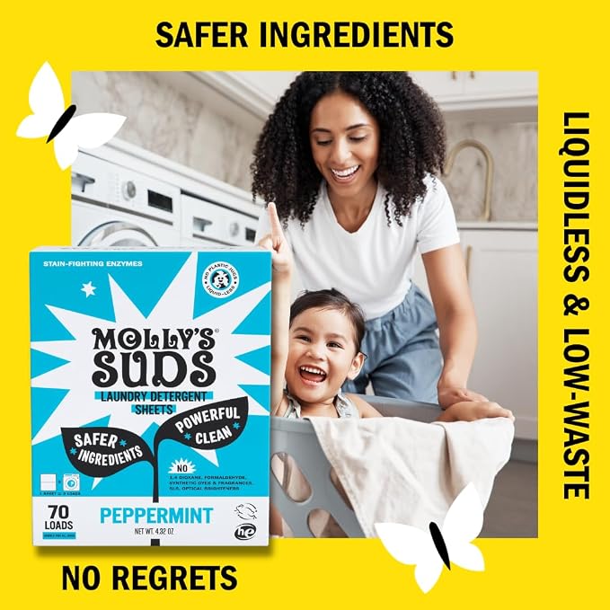 Molly’s Suds Laundry Detergent Sheets | Gentle on Sensitive Skin, Powerful - Image 4