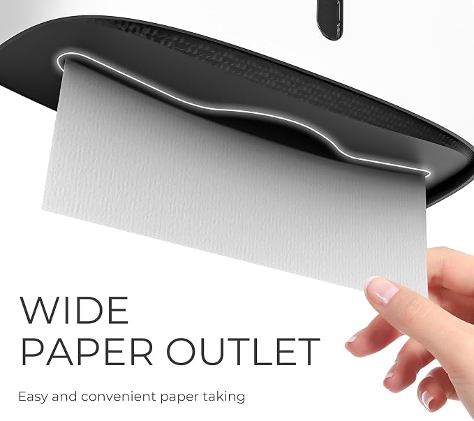 Paper Towel Dispenser Wall Mount, Adhesive No Drilling Multifold Trifold Cfold - Image 5
