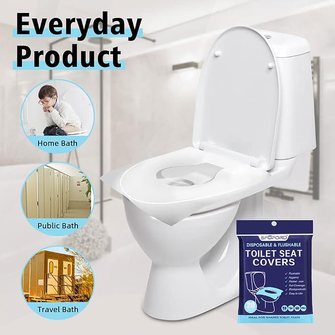 XL 100PCS Toilet Seat Covers Disposable - Image 6