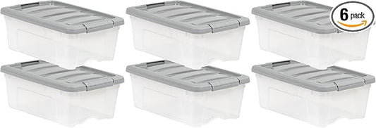 Amazon Basics Plastic Storage Containers by AmazonBasics