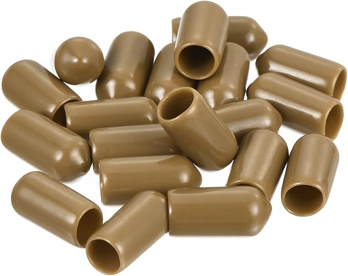 uxcell 20pcs Rubber End Caps 7mm ID Vinyl PVC Round Tube Bolt Cap Cover Screw - Image 4