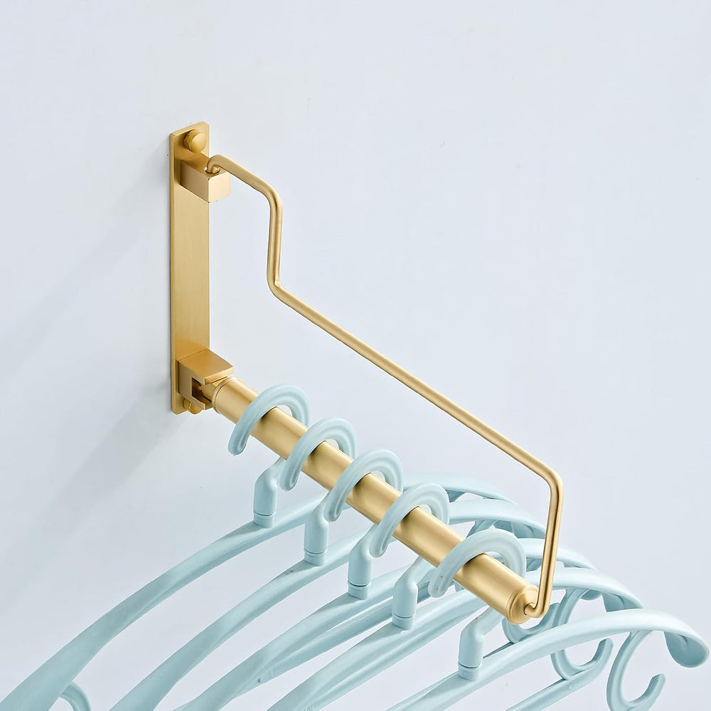NEWRAIN Clothes Drying Rack, Laundry Racks for Drying Clothes, Wall Mounted S...