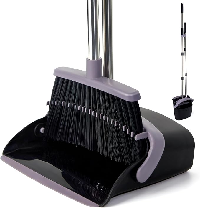 Broom and Dustpan Set, Dustpans by XXFLOWER