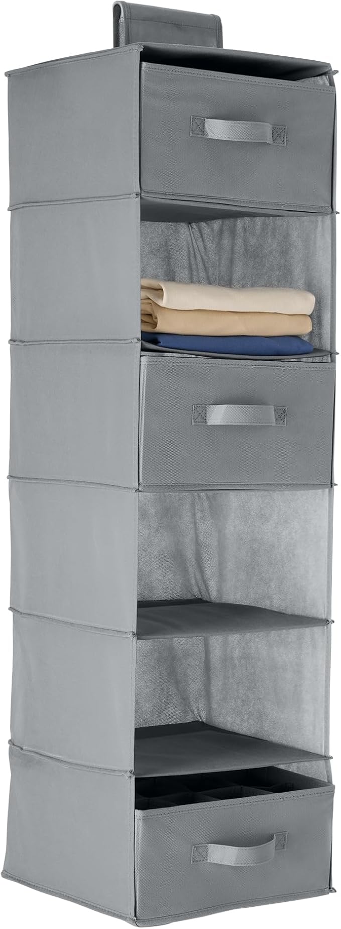 Amazon Basics 6-Tier Hanging Shelf Closet Storage Organizer by AmazonBasics