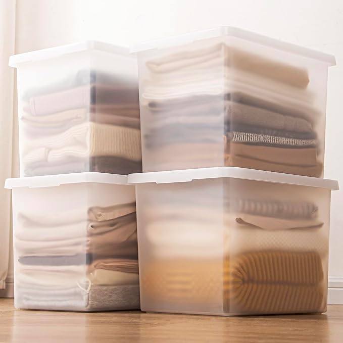 Stackable Plastic Storage Bins - Image 6