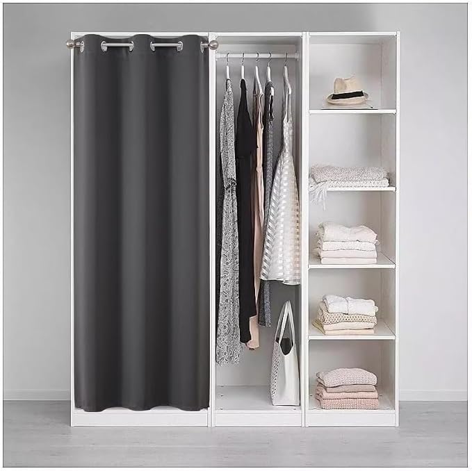 Joydeco Custom Size Door Curtains, Closet and Bedroom Doorway Curtains - Image 3