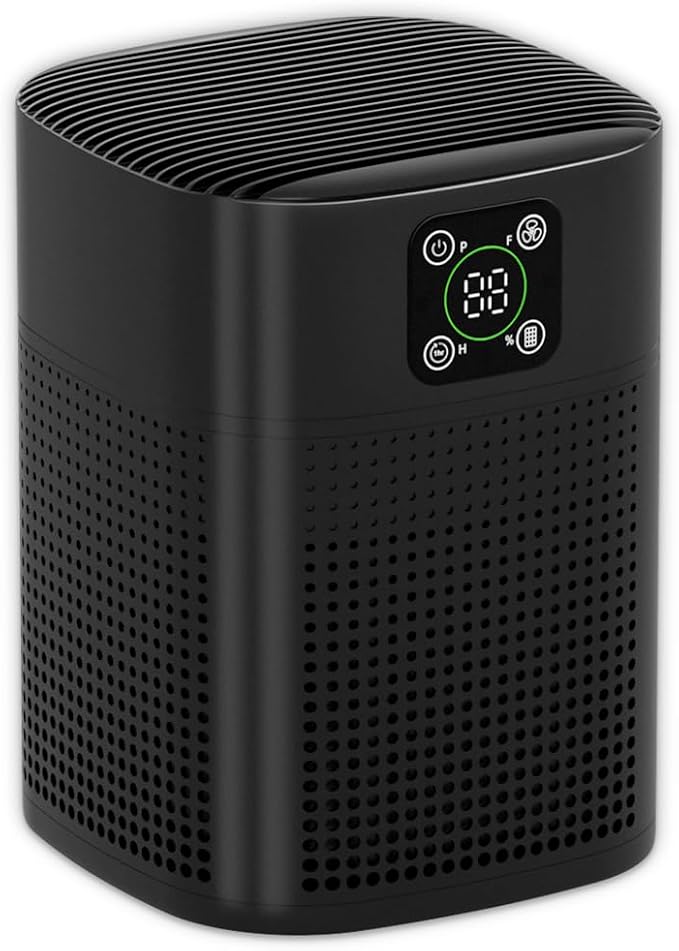 Air Purifiers for pets- Honeyuan H13 HEPA Air Purifier for home, Large Room by HONEYUAN