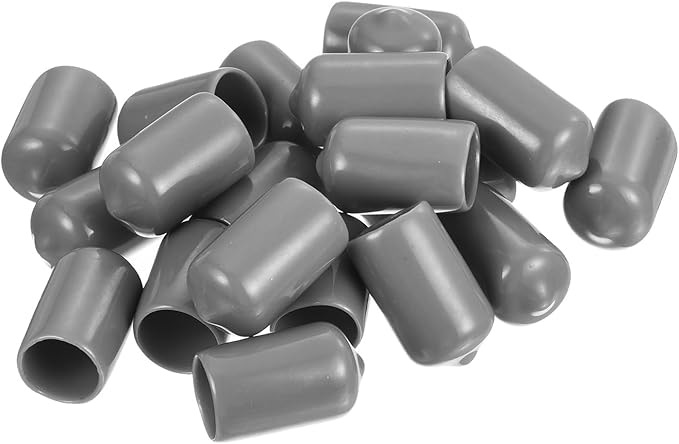 uxcell 20pcs Rubber End Caps Protective Caps 13mm ID Vinyl PVC Round Tube Bolt - Image 4