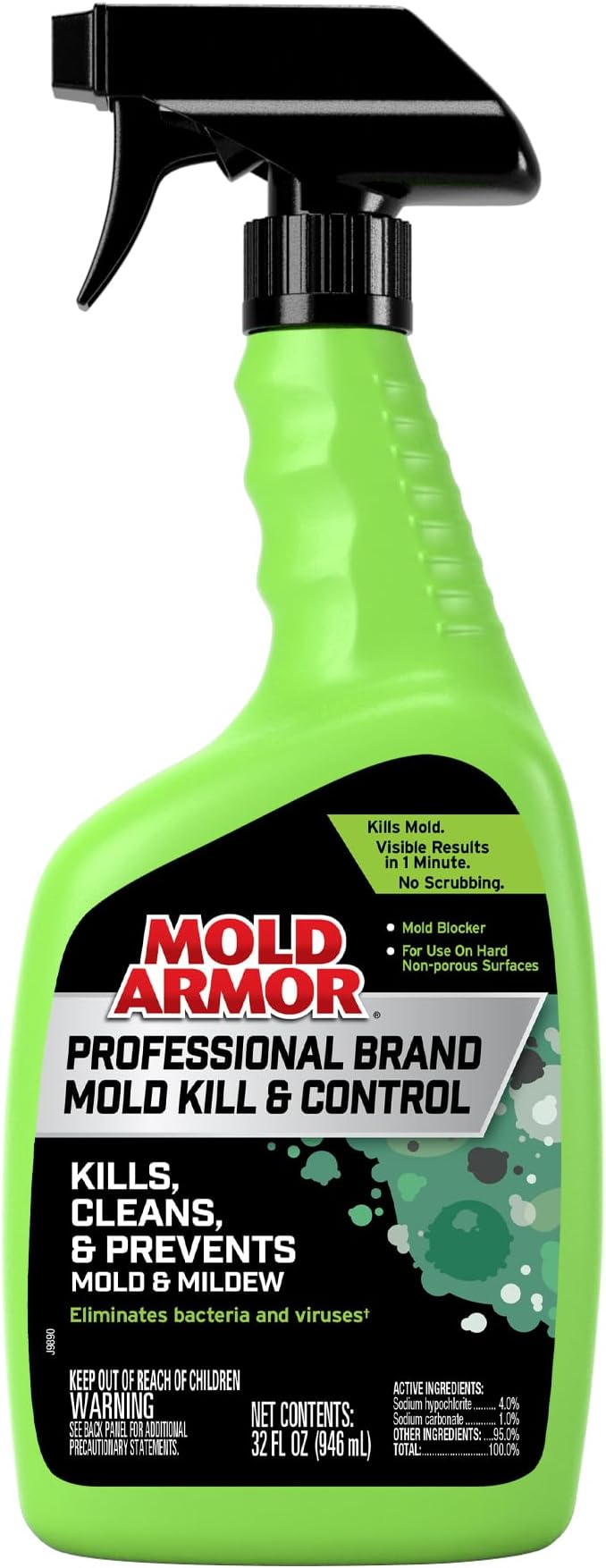 Mold Armor Professional Brand Mold Kill & Control Spray, 32 oz., Hard Surface by MOLDARMOR